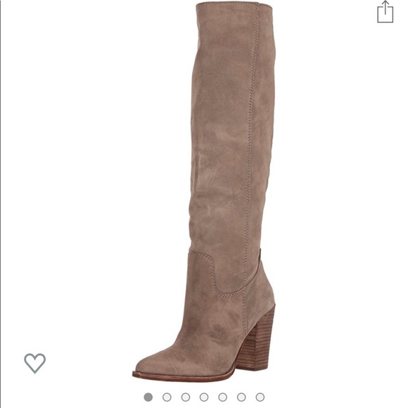 Sam Edelman Shoes - Sam Edelman OTK block heel boots size 7 brown